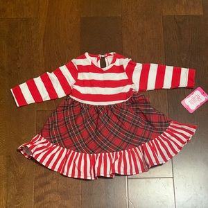 NWT RicRac & Ruffles Christmas Mystery Dress